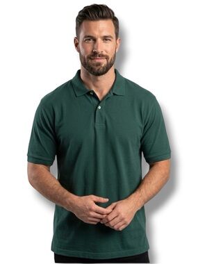 Outer Banks Men's XL Vintage Forest Green Pique Polo Shirt